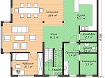 Готовый проект двухэтажного каркасного дома со вторым светом 205 м2 - Тонга-205